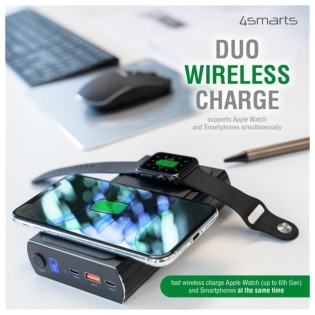 Універсальна мобільна батарея 4smarts VoltHub Graphene UltiMag 20000mAh 200W, Wireless, Black