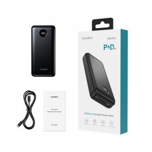 Універсальна мобільна батарея Choetech B653-CCBK 20000mAh
