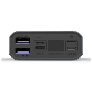 Універсальна мобільна батарея ColorWay 20000mAh Gray (CW-PB200LPH3GR-PDD)