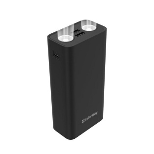 Универсальная мобильная батарея ColorWay Lamp 30000mAh Black (CW-PB300LPB3BK-F)
