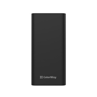 Универсальная мобильная батарея ColorWay Lamp 30000mAh Black (CW-PB300LPB3BK-F)