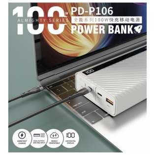 Универсальная мобильная батарея Proda PD-P106 30000mAh White (PD-P106-WH)