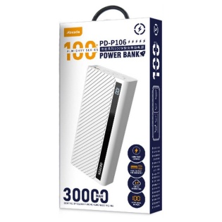 Универсальная мобильная батарея Proda PD-P106 30000mAh White (PD-P106-WH)