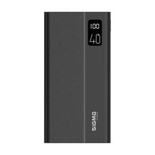 Универсальная мобильная батарея Sigma X-power SI40A3QL 40000mAh Black (4827798424117)_