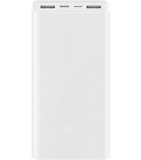 Універсальна мобільна батарея Xiaomi Mi Power Bank 3 20000mAh White PLM18ZM (VXN4258CN)
