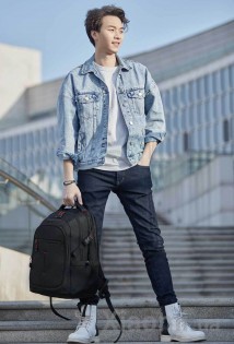 Рюкзак U'REVO large capacity multi-function backpack Black