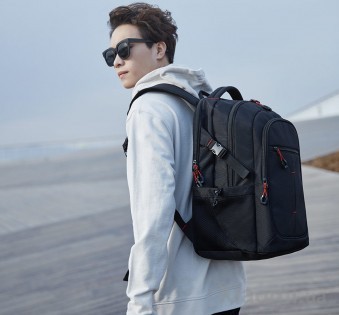 Рюкзак U'REVO large capacity multi-function backpack Black