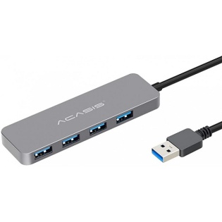 USB hub Acasis HS-080 на 4 порта USB 3.0 (Серебристый)