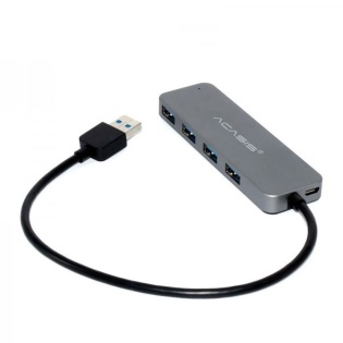 USB hub Acasis HS-080 на 4 порта USB 3.0 (Серебристый)