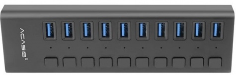 USB hub Acasis P-10 (Чорний)