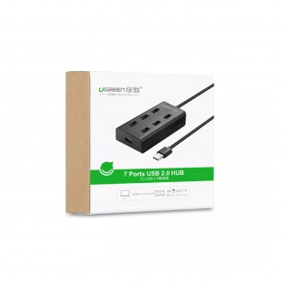 USB hub Ugreen CR130 (Черный)