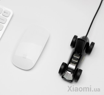 Адаптер USB Hub Xiaomi BCASE Retro Classic Car Usb Splitter Festive Black