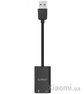 Внешняя звуковая карта USB PowerPlant ORICO SKT2-BK (CA911455)