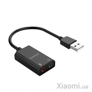 Внешняя звуковая карта USB PowerPlant ORICO SKT2-BK (CA911455)