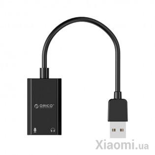 Внешняя звуковая карта USB PowerPlant ORICO SKT2-BK (CA911455)