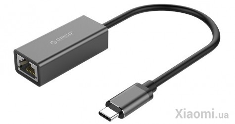 Адаптер USB Type-C Ethernet ORICO XC-R45-V1-BK-BP (CA912773)