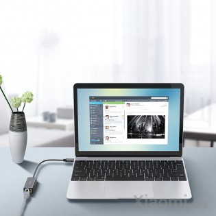 Адаптер USB Type-C Ethernet ORICO XC-R45-V1-BK-BP (CA912773)
