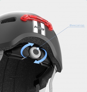 Велосипедний шолом Xiaomi HIMO K3 (57-61см) Black