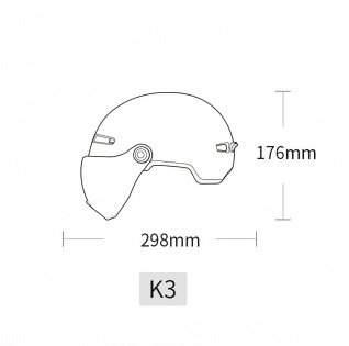 Велосипедный шлем Xiaomi HIMO K3 (57-61см) White