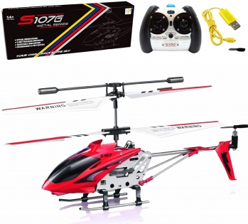 Вертолет Syma S107G на инфракрасном управлении с гироскопом (Красный)