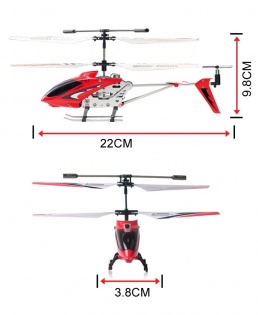 Вертолет Syma S107G на инфракрасном управлении с гироскопом (Красный)