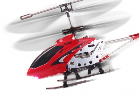 Вертолет Syma S107G на инфракрасном управлении с гироскопом (Красный)