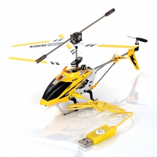 Вертолет Syma S107G на инфракрасном управлении с гироскопом (Желтый)
