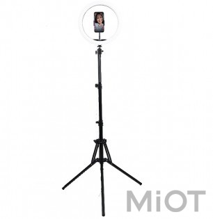 Кільцева LED лампа для селфі Vidlok Selfie Ring Light 12"