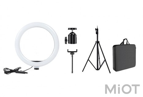 Кільцева LED лампа для селфі Vidlok Selfie Ring Light 12"