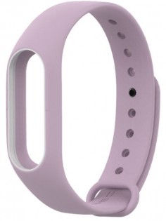 Ремешок для браслета Xiaomi Mi Band 2 Violet/White
