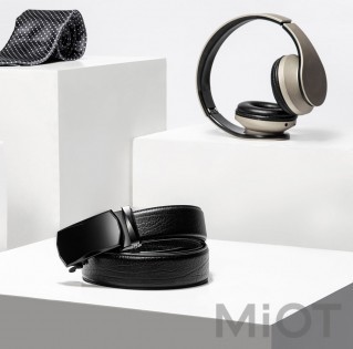 Ремінь шкіряний Xiaomi VLLICON Automatic Buckle Belt Black 120 cm