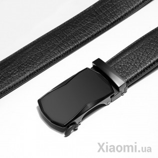 Ремень кожаный Xiaomi VLLICON Automatic Buckle Belt Black 120 cm