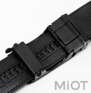 Ремінь шкіряний Xiaomi VLLICON Automatic Buckle Belt Black 120 cm