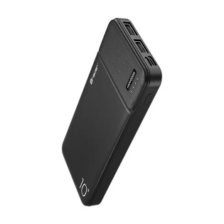Внешний аккумулятор Tracer 10000mAh 2A тонкий на 2xUSB-порта (Черный)