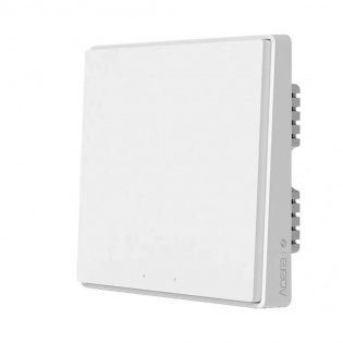 Вимикач Aqara Light Switch D1 (Double-Button) ZigBee 3.0 White (QBKG22LM/AK044CNW01)