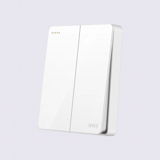 Вимикач двоклавішний Xiaomi OPPLE K12 (K121021A) White