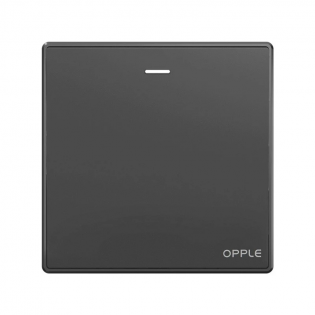 Вимикач одноклавішний Xiaomi OPPLE K05 (K051011A-H4) Black
