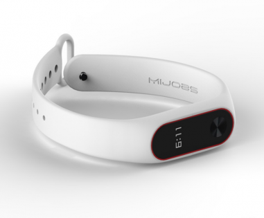 Ремешок для браслета Xiaomi Mi Band 2 White/Red