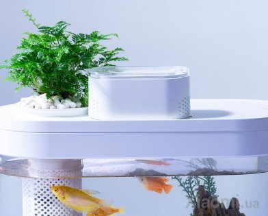 Автоматическая кормушка для аквариума + Wi-Fi Xiaomi Descriptive Geometry Eco Fish Tank Pro White HF-JHYJ007 AF100