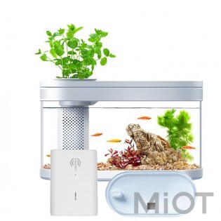 Автоматична годівниця для акваріума + Wi-Fi Xiaomi Descriptive Geometry Eco Fish Tank Pro White HF-JHYJ007 AF100