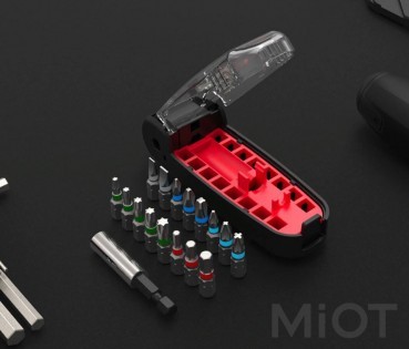 Набір інструментів Xiaomi Wiha Crocodile Mouth Bit Black 17 Piece Set