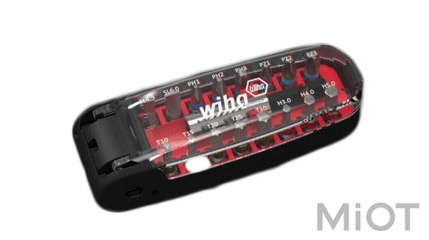 Набір інструментів Xiaomi Wiha Crocodile Mouth Bit Black 17 Piece Set