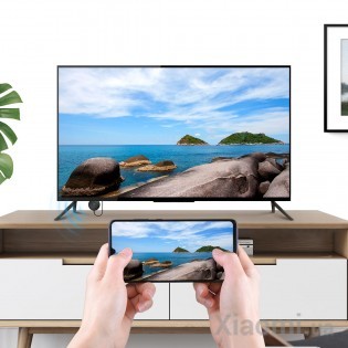 Беспроводной HDMI адаптер Xiaomi HAGIBIS wireless screen Hai Bei Si HD WFD0525G (2.4G+5G)