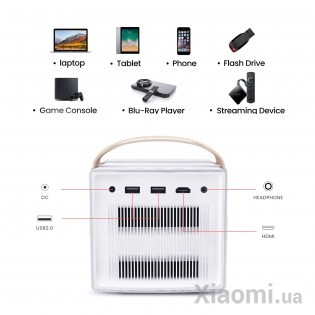 Мультимедиа-проектор Xiaomi XGIMI CC Aurora White (EEM8J8P2PRSN)
