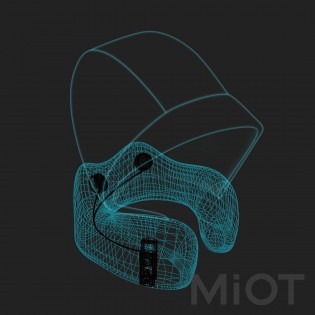 Подушка для шиї з капюшоном і навушниками Xiaomi Xiaobao with a neck pillow (smart sleep) STT-0575