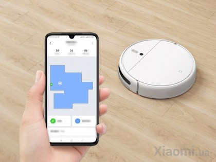 Робот-пылесос с влажной уборкой Xiaomi Mi Home (Mijia) Robot Vacuum Mop 1C White