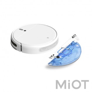 Робот-пилосос з вологим прибиранням Xiaomi Mi Home (Mijia) Robot Vacuum Mop 1C White