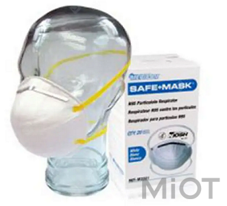Маска для очищення повітря Xiaomi Medicom M2321 Safe Mask Round N95 Mask Non medical Mask Personal Use NIOSH 20Pcs 