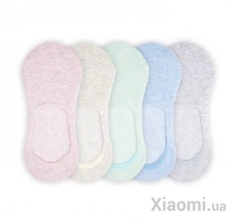 Набор носков Xiaomi 365WEAR Bacteriostatic Women's Invisible Socks 5 шт