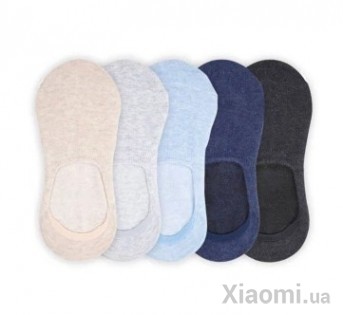 Набор носков Xiaomi 365WEAR Bacteriostatic Man's Invisible Socks 5 шт